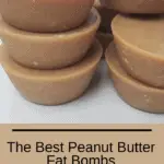 The Best Peanut Butter Fat Bombs Pinterest Pin