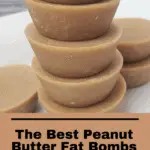 The Best Peanut Butter Fat Bombs Pinterest Pin