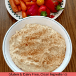 Basic Homemade Hummus Pinterest Pin