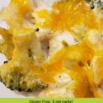 Broccoli and Cauliflower Cheesy Bake Pinterest Pin