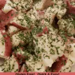 Garlic Butter Red Potatoes Pinterest pin