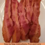 How to Cook Bacon in the Microwave Pinterest pin