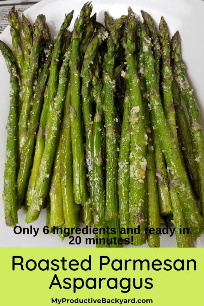 Roasted Parmesan Asparagus Pinterest pin