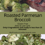 Roasted Parmesan Broccoli Pinterest pin