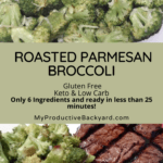 Roasted Parmesan Broccoli Pinterest pin