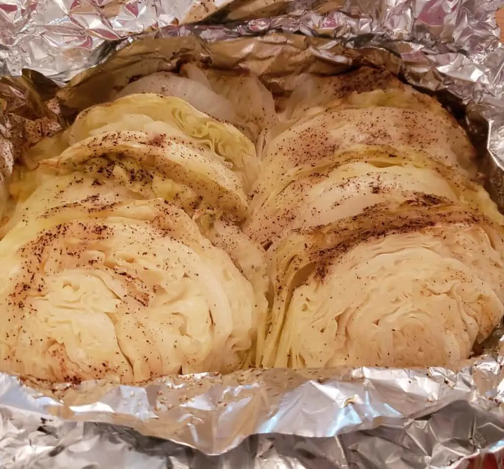 Baked Cabbage and Onions