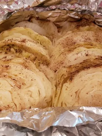 Baked Cabbage and Onions
