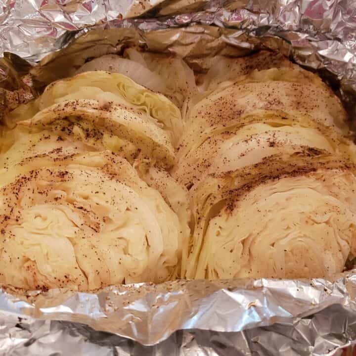 Baked Cabbage and Onions