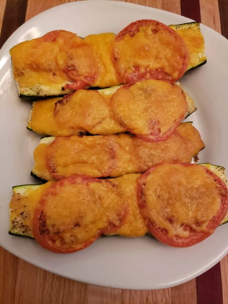 Cheesy Zucchini Boats