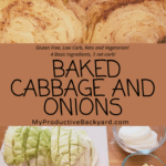 Baked Cabbage and Onions Pinterest pin