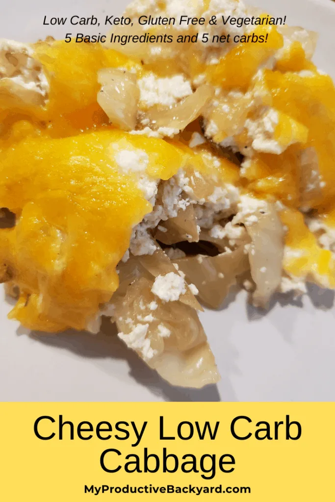 Cheesy Low Carb Cabbage Pinterest pin