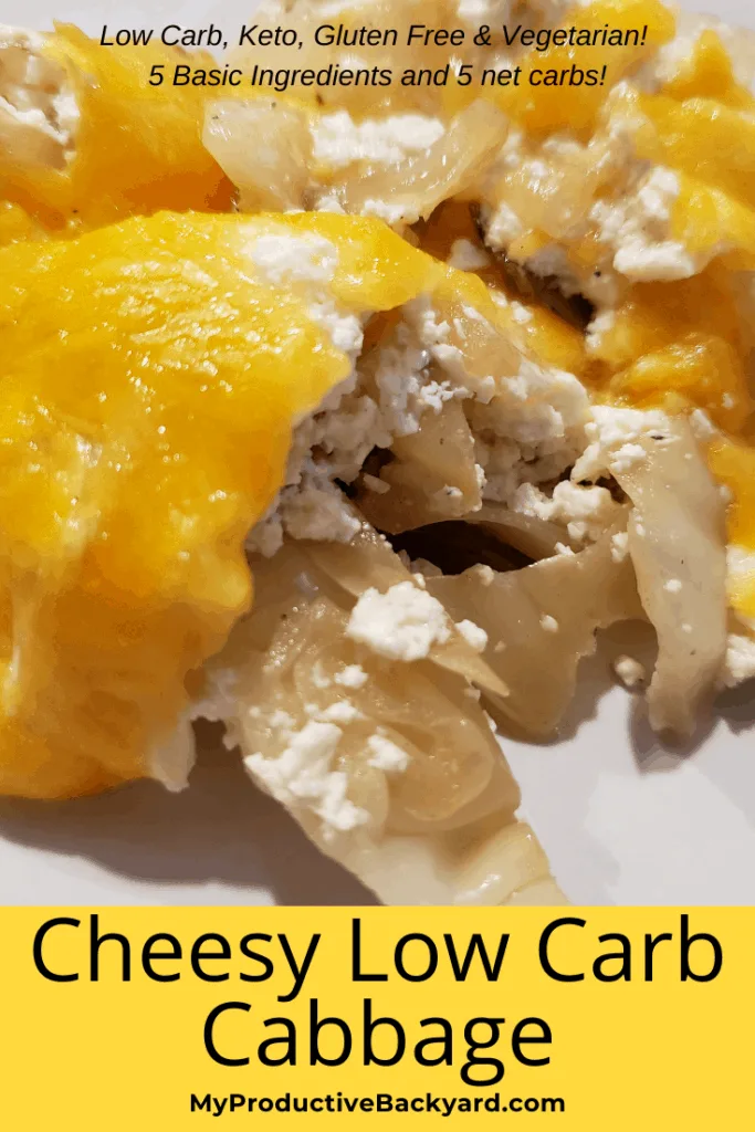 Cheesy Low Carb Cabbage Pinterest pin