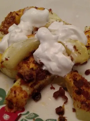 Cheesy Bacon Baked Squash