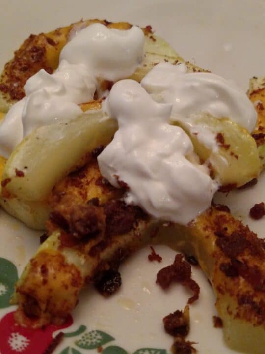Cheesy Bacon Baked Squash