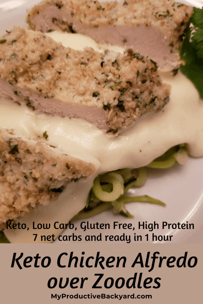 Keto Chicken Alfredo over Zoodles My Productive Backyard