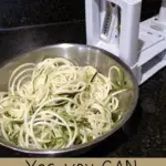 Yes, you CAN freeze zoodles! Pinterest pin