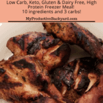 Karen's BBQ Chicken Freezer Meal Pinterest pin