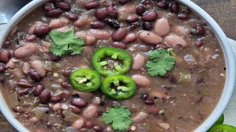 Image for Vegan, Gluten-Free and Oil-Free Charred Salsa Verde Chili
