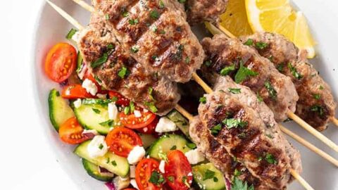 Image for Grilled Ground Lamb Kofta Kebab Recipe