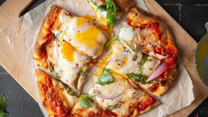 Image for Naan Breakfast Pizza (Vegetarian)