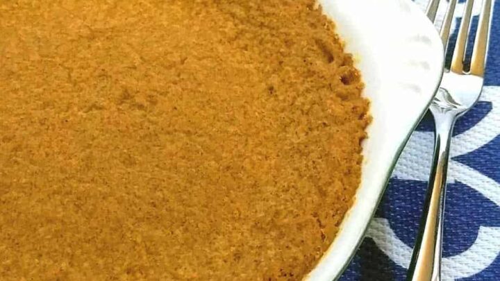 Image for Crustless Keto Pumpkin Pie