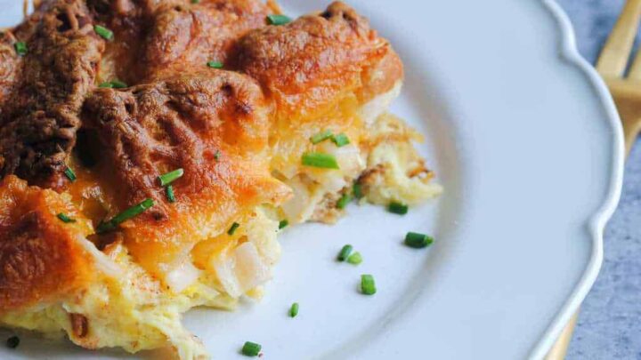 Image for Savory French Toast Casserole with Chives | Marley's Menu