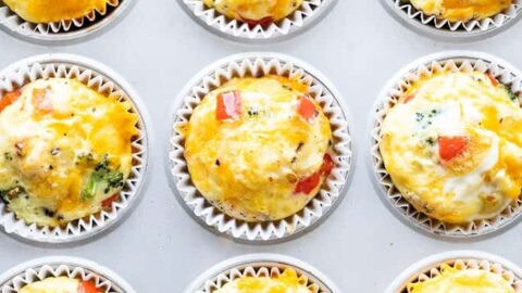 Image for Low Carb Keto Egg Muffins (Egg Muffin Cups Recipe)