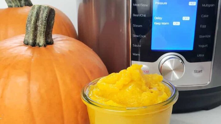 Image for How to Cook a Whole Pumpkin in an Instant Pot | Homemade Pumpkin Puree