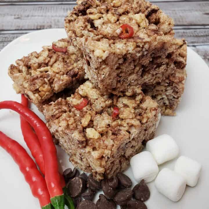 Chocolate Cayenne Rice Krispy Treats