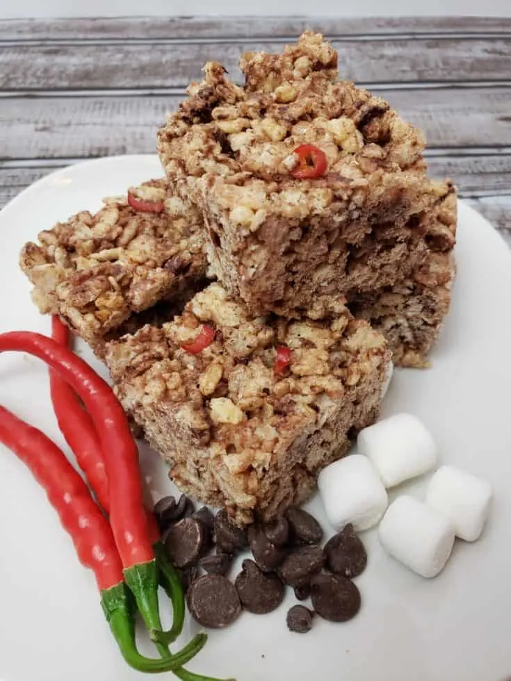 Chocolate Cayenne Rice Krispy Treats