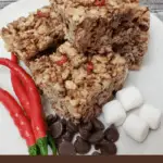 Chocolate Cayenne Rice Krispy Treats Pinterest pin