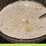 Creamy Broccoli Cauliflower Cheese Soup Pinterest Pin