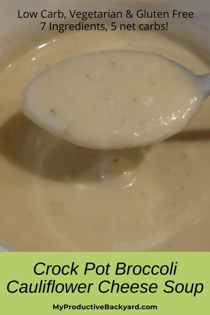 Crock Pot Broccoli Cauliflower Cheese Soup Pinterest Pin