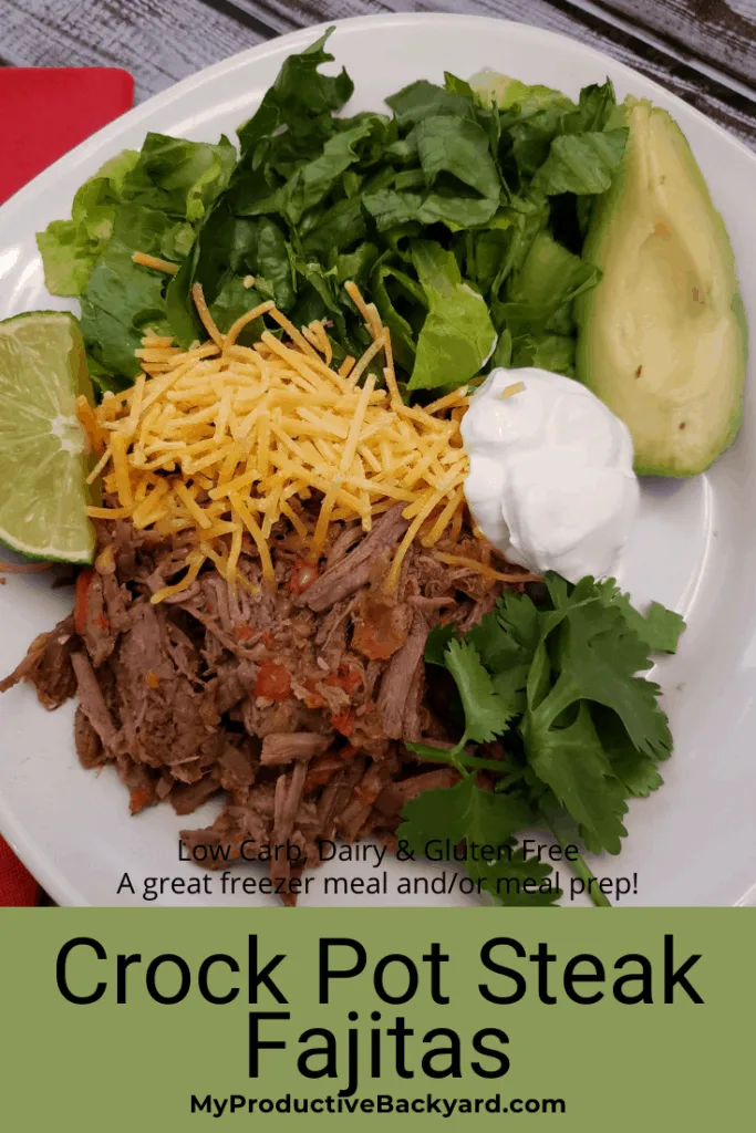 Crock Pot Steak Fajitas Pinterest Pin