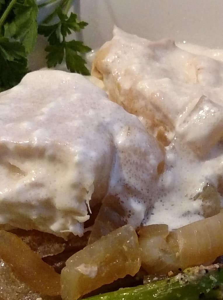 Low Carb Crock Pot Chicken & Cream Cheese Sauce