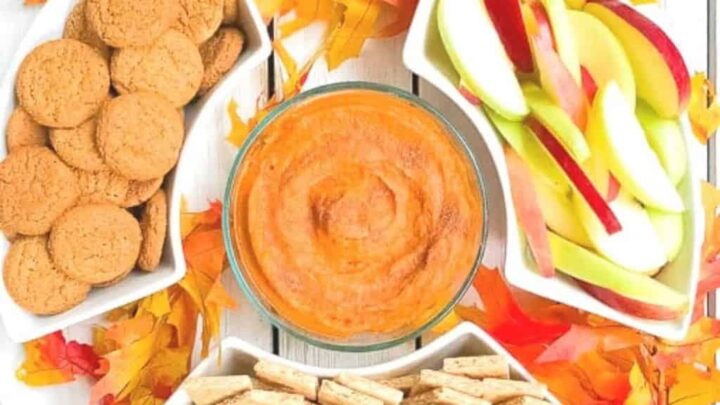 Image for 3 Ingredient Pumpkin Puree Spice Dip (With Gingersnaps)
