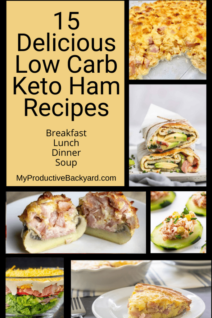 15 Delicious Low Carb Keto Ham Recipes Pinterest pin