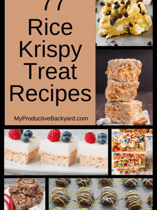 77 Rice Krispy Treat Recipes Pinterest Pin