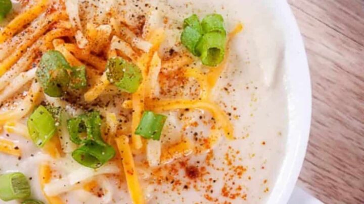 Image for Keto Instant Pot Cauliflower Soup (Vegan Friendly)