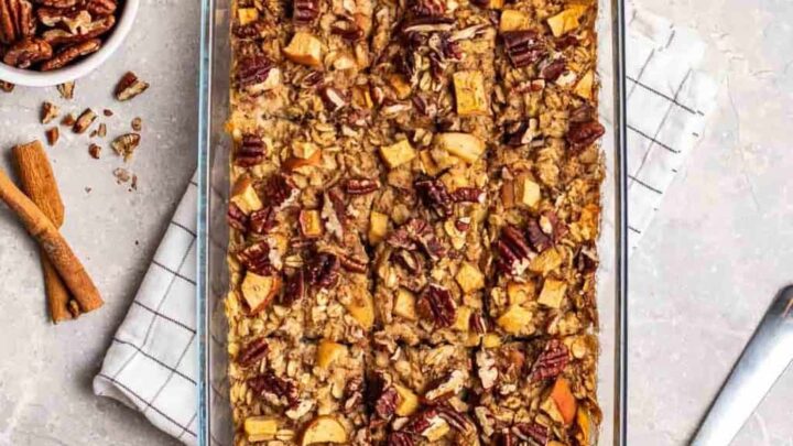 Image for Vegan Apple Baked Oatmeal with Applesauce