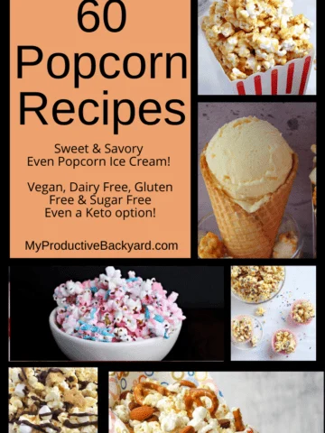 60 Popcorn Recipes Pinterest Pin