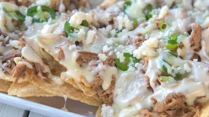 Image for Easy Slow Cooker Pulled Pork Nachos