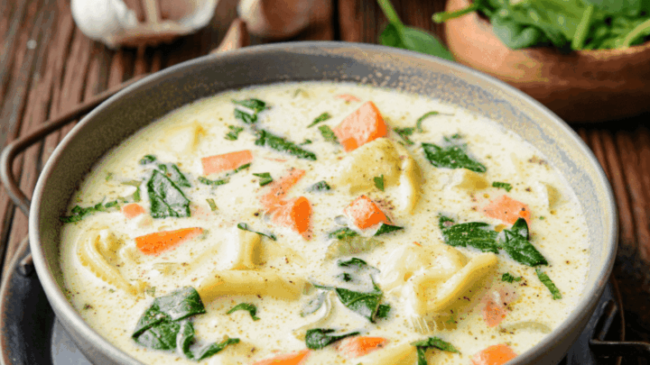 Image for Easy Slow Cooker Creamy Chicken and Pasta Soup