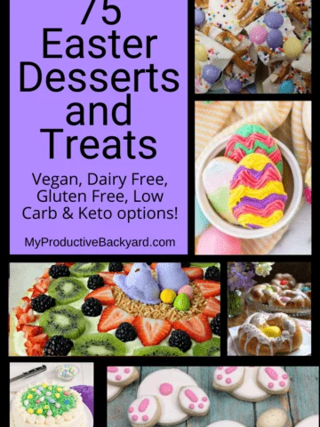 75 Easter Desserts and Treats Pinterest Pin