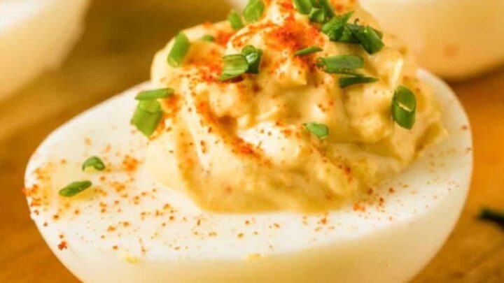 Image for Smoked Deviled Eggs - Pinch of Midwest