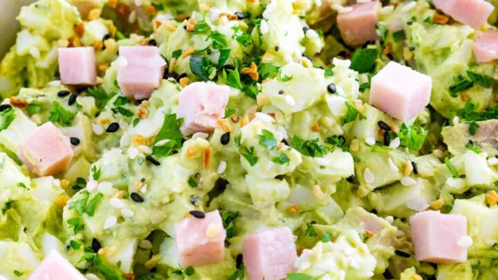 Image for Ham and Egg Salad with Avocado - a Healthier Egg Salad!