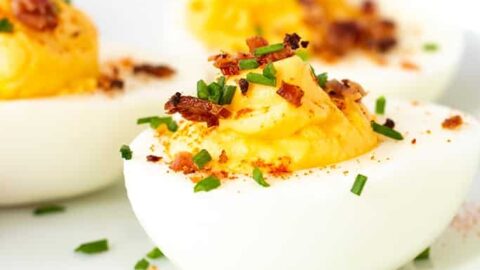 Image for Easy Keto Deviled Eggs Recipe With Bacon