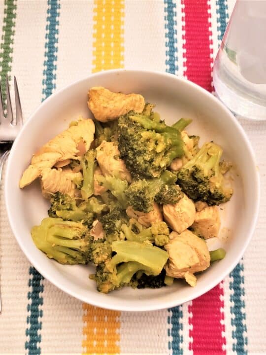 Thai Curried Chicken with Broccoli