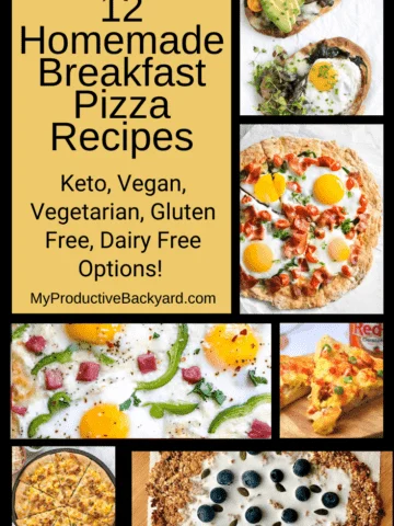 12 Homemade Breakfast Pizza Recipes Pinterest Pin