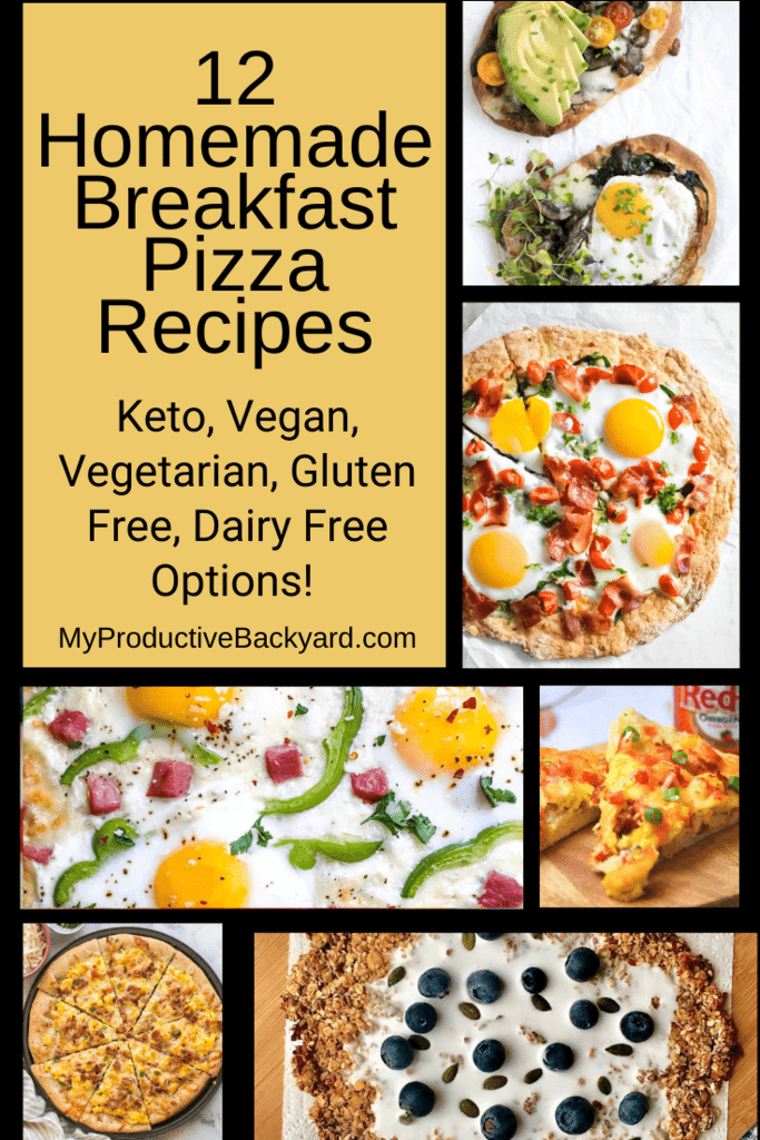 12 Homemade Breakfast Pizza Recipes Pinterest Pin